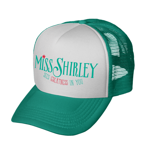 Miss Shirley Teal Hat